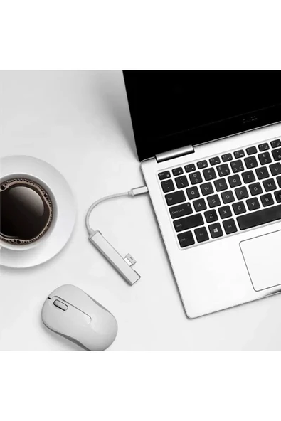 silabor Type-c To Usb Hub 4 Port Çoklayıcı Macbook Ile Uyumlu Çoğaltıcı Hub