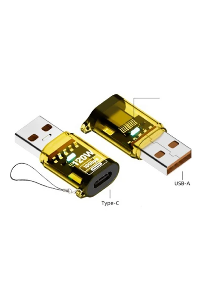 silabor Usb to Type-c 120W Destekli 10 Gbps Çevirici Dönüştürücü