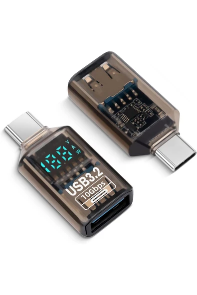 silabor USB Type-C adaptörü USB-A 3.2 soket dönüştürücü, OTG MacBook, Samsung ve diğer C tipi cihazlar için - 3
