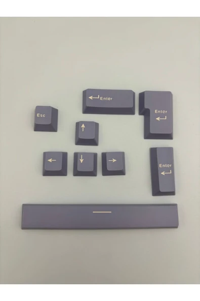 silabor 9 Tuş Keycaps PBT Tuş Takımı Mekanik Klavye Oyuncu Klavyesi Klavye Aksesuar - 4