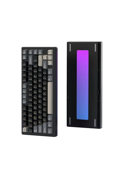 silabor Attack Shark X75 Full Kablosuz Mekanik Klavye - Alüminyum Gövde, RGB Aydınlatma ve Yüksek Performans - Resim 2