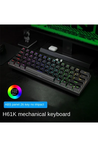 KEMOVE RGB %60 Küçültülmüş Mekanik RGB klavye - 5