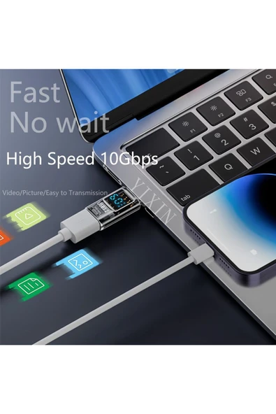 silabor Type-C USB adaptörü USB-A 3.2 soket dönüştürücü, OTG MacBook, Samsung ve diğer C tipi cihazlar için - 2