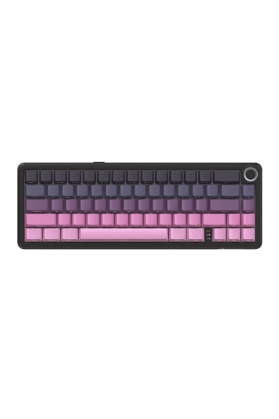 silabor Attack Shark X66 Kablosuz Mekanik Klavye Side Printed PBT Keycaps - 1