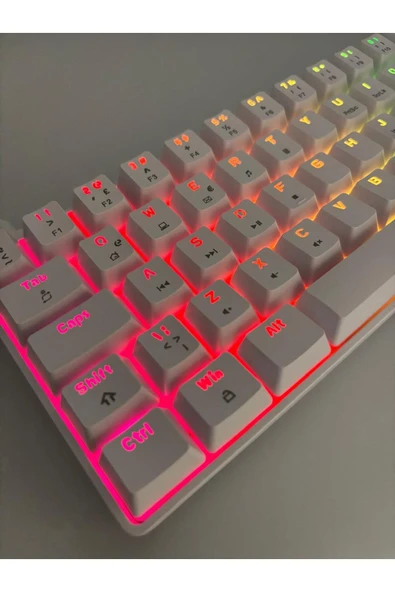 silabor Renkli Işıklı Rgb Klavye - 4