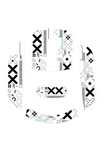 SiLabor X Attack Shark ATTACK SHARK X3/X3pro Grip Tape Kavrama Bandı Kaymaz Bant, Yükseltme Kiti Uyumu Sağlayan Kesim - 1
