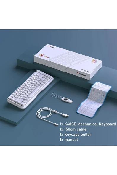 KEMOVE RGB RED SWICH KLAVYE - Resim 6