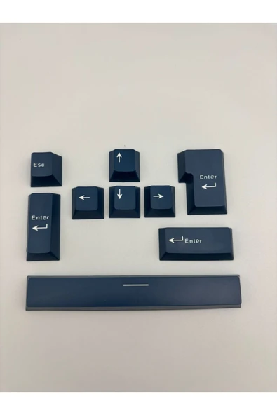 silabor 9 Tuş Keycaps PBT Tuş Takımı Mekanik Klavye Oyuncu Klavyesi Klavye Aksesuar - Resim 4