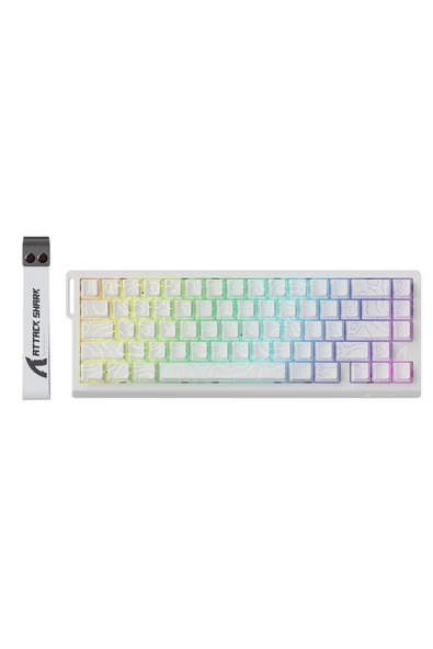 silabor X68PRO HE Wireless Kablosuz Rapid Trigger Snap Tap Hall Efect Keyboard Magnetic Switch - 5