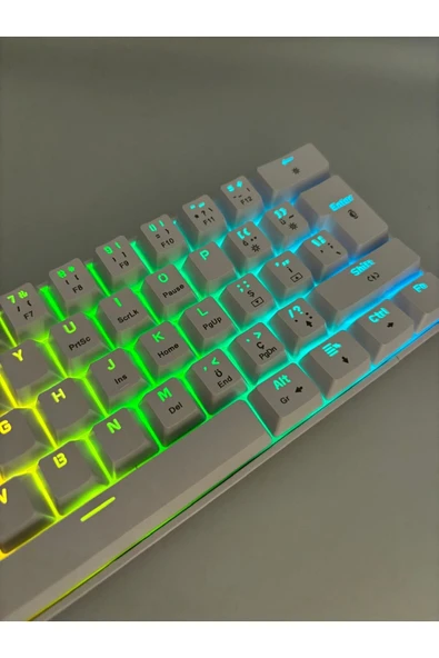 silabor Renkli Işıklı Rgb Klavye - 5
