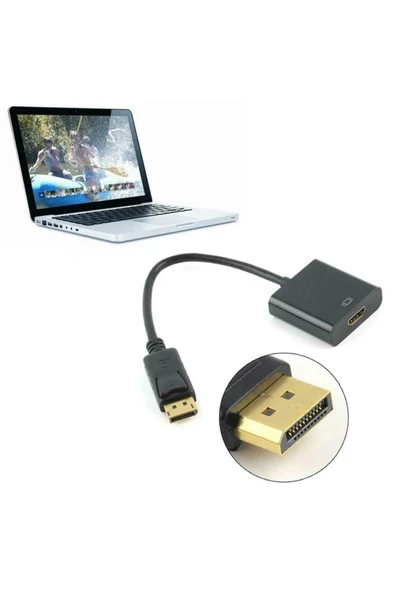 silabor Displayport To Hdmi Çevirici Macbook Laptop Pc Converter - 2