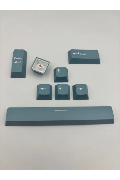silabor 8 Tuş Keycaps PBT Tuş Takımı Mekanik Klavye Oyuncu Klavyesi Klavye Aksesuar - 2