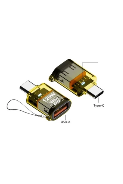 silabor Type-c to Usb 120W Destekli 10 Gbps Çevirici Dönüştürücü