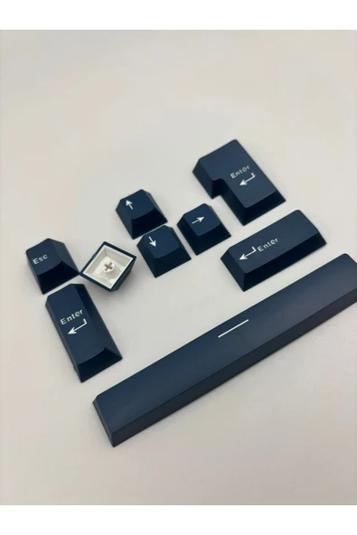 silabor 9 Tuş Keycaps PBT Tuş Takımı Mekanik Klavye Oyuncu Klavyesi Klavye Aksesuar - Resim 3