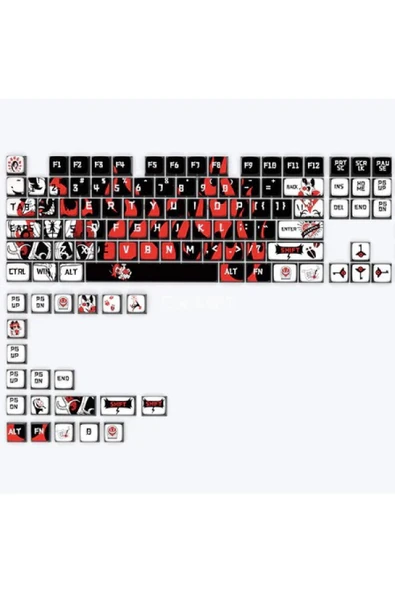 silabor Keycaps Tuş Takımı Mekanik Klavye Tuş Takımı Gamer PBT
