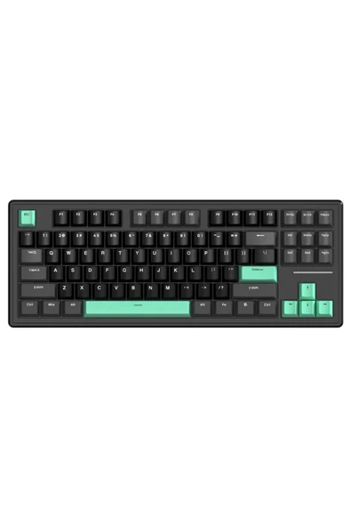 silabor ATTACK SHARK M87 RGB Kablosuz Şarjlı Üçlü Mod 4000mAh PBT Mekanik Klavye Mac ve Win Uyumlu - 4