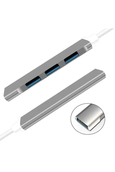 silabor 4 Port Usb 3.0 Hub Çevirici Çoğaltıcı Çoklayıcı Çoklama 4 Portlu Usb 3.0 Hub Çoklayıcı - 4