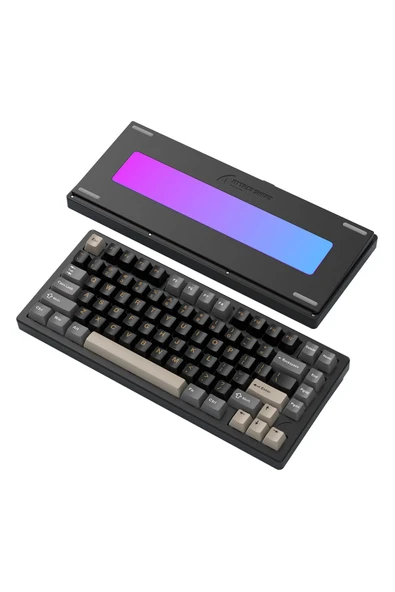 silabor Attack Shark X75 Full Kablosuz Mekanik Klavye - Alüminyum Gövde, RGB Aydınlatma ve Yüksek Performans - Resim 3