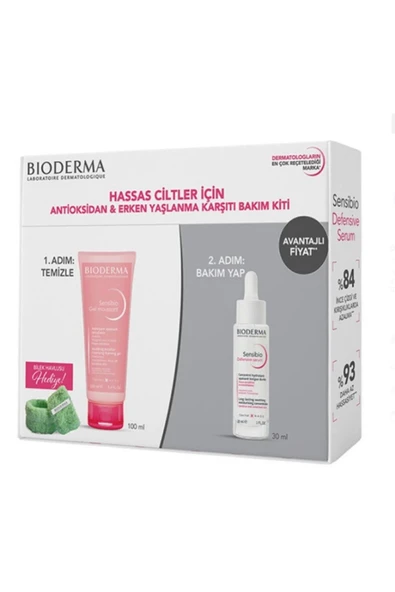 Bioderma Hassas Ciltler İçin Erken Yaşlanma Karşıtı Bakım Kiti ürün görseli 1