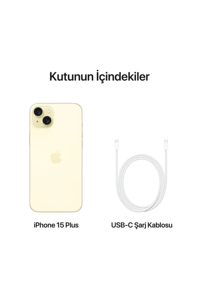Apple iPhone 15 Plus 128GB Sarı - 4
