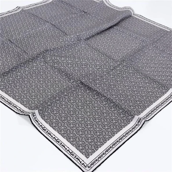 Armine E20KA8418D0304 Dj Saf İpek Eşarp 8418D (T) (Nostalji Twill) - Resim 2