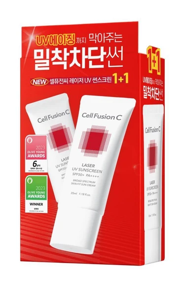 Cell Fusion C Laser Yaşlanma Karşıtı Yüksek Koruyucu SPF 50 + Güneş Kremi 35 ml 2 Adet - 2