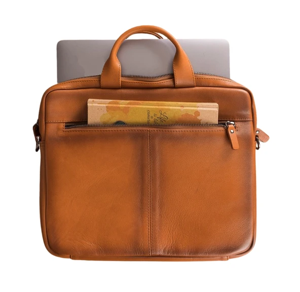 Apollo 13-14 inç Deri Laptop Çantası RST2EF Taba - 3