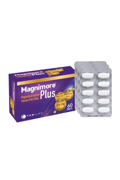 Magnimore Plus Magnezyum İçeren Takviye Edici Gıda 60 Kapsül