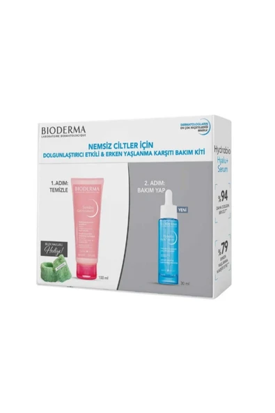 Bioderma Sensibio Foaming Gel 100 ml + Hydrabio Serum 30 ml ürün görseli 1