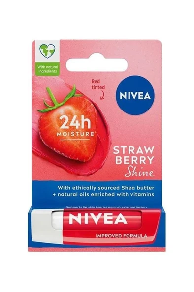 Nivea Çilek Dudak Bakım Kremi 4,8 gr