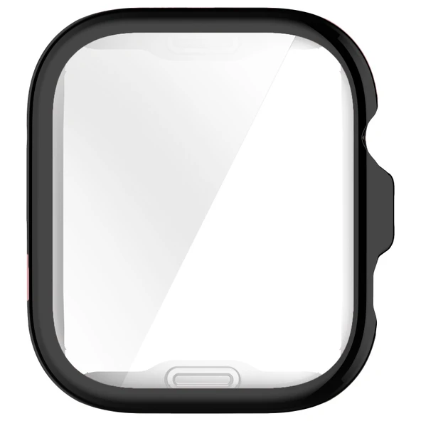 Huawei Watch Fit 4 Kasa Uyumlu Kılıf Yumuşak Tpu Kasa ve Ekran Koruyucu Kılıf  Siyah - Resim 4