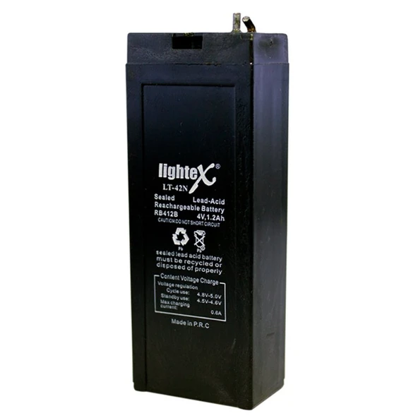 Lightex LT-42 4V 1.2AH Bakımsız Işıldak Aküsü ürün görseli