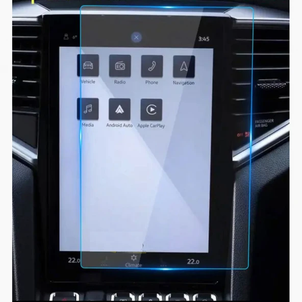 Volkswagen Amarok 2022-2025 Model 12 Inç Multimedya Ekranı Uyumlu 9h Nano Ekran Koruyucu - 2