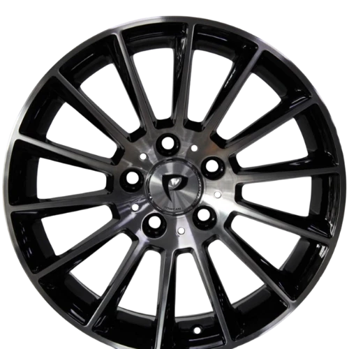 Mercedes Uyumlu Powcan BK-836 7.0X16 5X112 ET35 66.6 Black Diamond Jant - 1