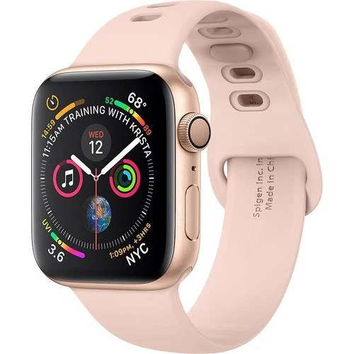 Spigen Apple Watch 44mm / 42mm (Seri 1/2/3/4/5 ile Uyumlu) Kayış AirFit Rose Gold - 062MP25401