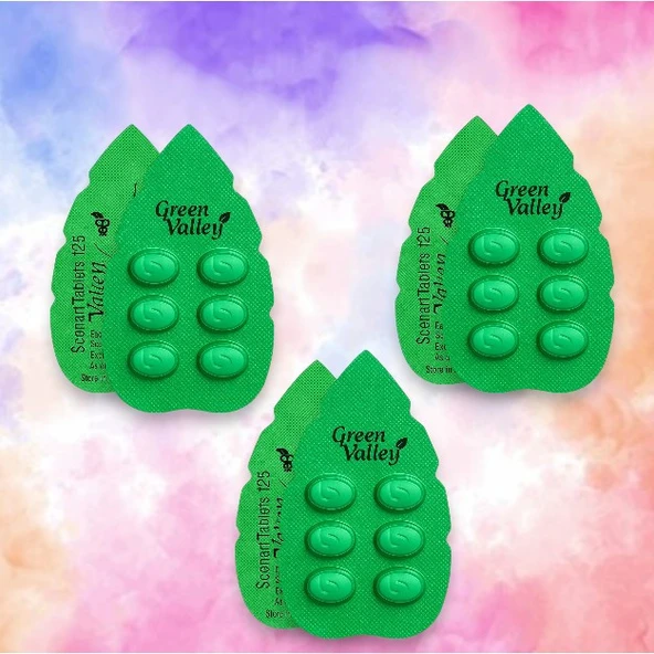 Green Valley 125mg 6'li Sildenafilla Tablet Erkekler Için Takvıye ve Destek Gecikme Sertlesttirici 3 Dizi 18 Tablet