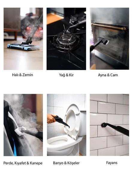 Classen Smart Çok Fonksiyonlu Güçlü Buharlı Temizleyici Makinesi - 4