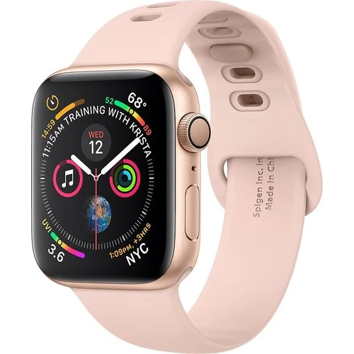 Spigen Apple Watch 40mm / 38mm (Seri 1/2/3/4/5/6/SE/7 ile Uyumlu) Kayış Kordon Air Fit Rose Gold - 061MP25406
