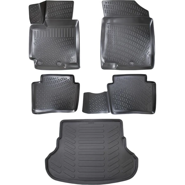 Hyundai Accent Blue 3D Paspas+Bagaj Havuzu Seti