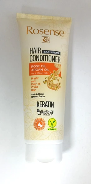 Rosense Gül&Argan Kreatin Saç Kremi 250ml