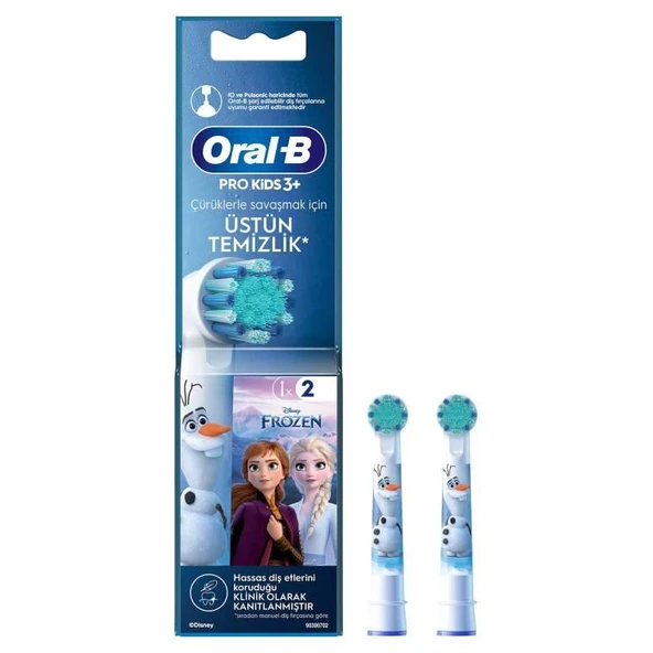 Oral-B Pro Kids Frozen Şarjlı Diş Fırçası Yedek Başlığı 2 Adet ürün görseli