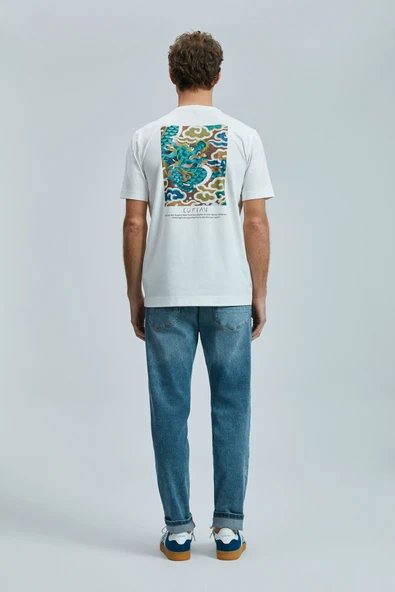 Lufian 111020242 Valor Modern Grafik T- Shirt Erkek Tişort - Resim 8