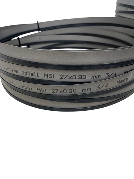 Röntgen 3,66x27x0,9 Bimetal Şerit Testere 4/6 Diş -Almanya'nın İncisi-1. Kalite M-51 Paslanmaz - 3