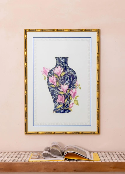 The Mia Blue Blanc Tablo 64x90x4 cm TBL0093 - 2