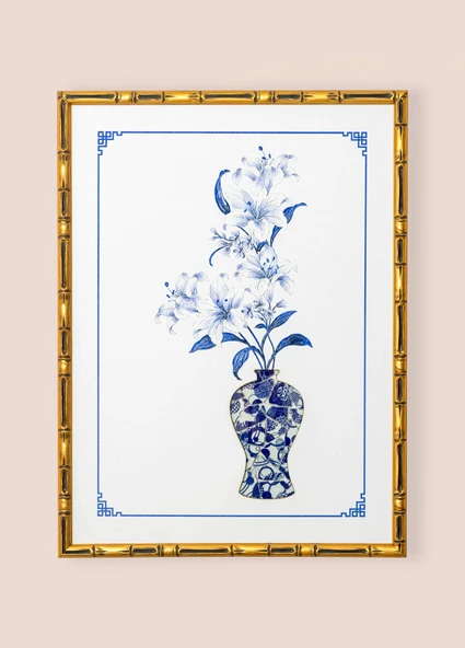 The Mia Floral Tablo 60x80x4 cm TBL0092 - 7