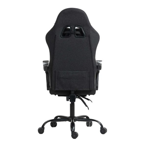 Adore Gaming Throne Oyuncu Koltuğu - Siyah/Gri Kumaş 62x117-127x62 cm - 6