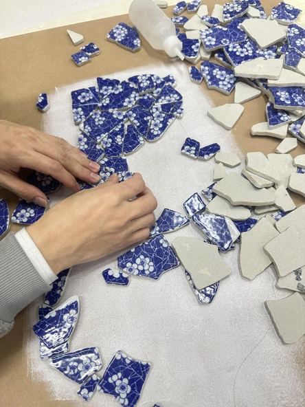 The Mia Floral Tablo 60x80x4 cm TBL0092 - 3