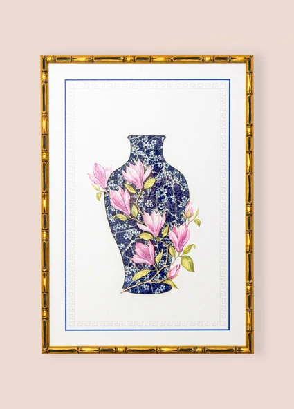 The Mia Blue Blanc Tablo 64x90x4 cm TBL0093 - 7