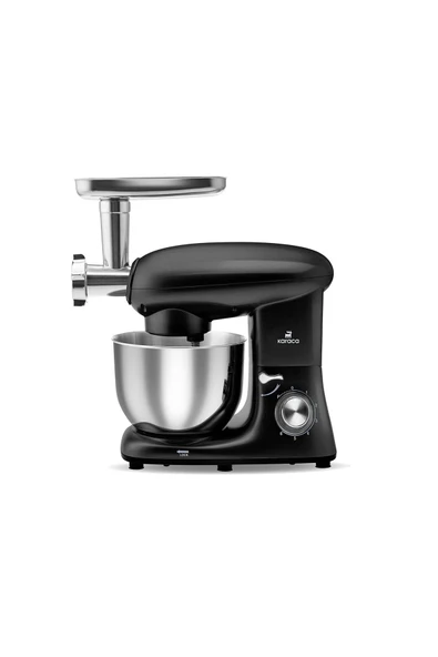 Multichef Stand Mikser ShinyBlack Mutfak Şefi 1900W 5,5L Kıyma Çekme/Sucuk-Sosis/İçli Köfte Aparatlı - 1