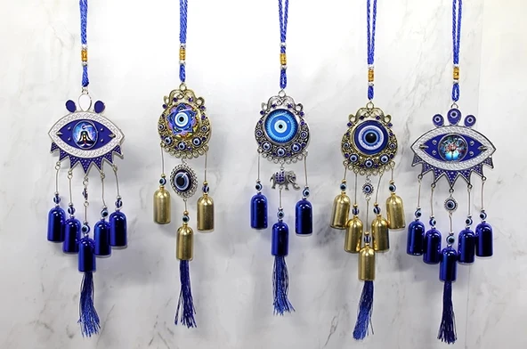 Metal Nazar Boncuğu Çan Alk3497